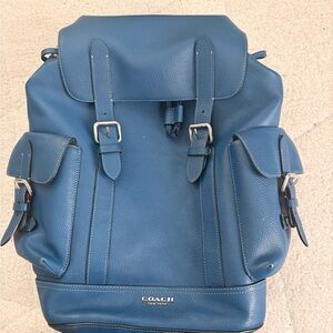 Coach Navy Interior Backpack